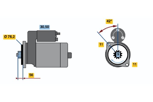 Bosch Starter 0 001 123 001