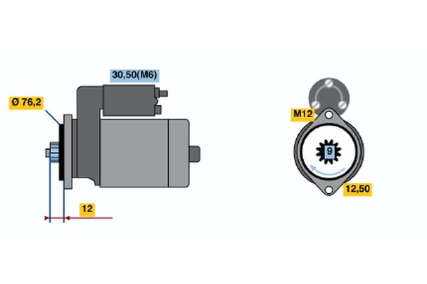 Bosch Starter 0 001 123 002