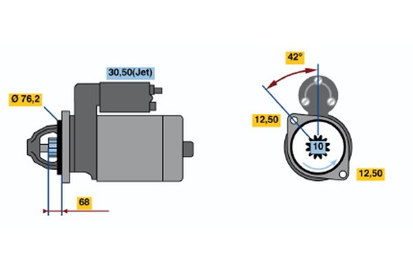 Bosch Starter 0 001 125 048