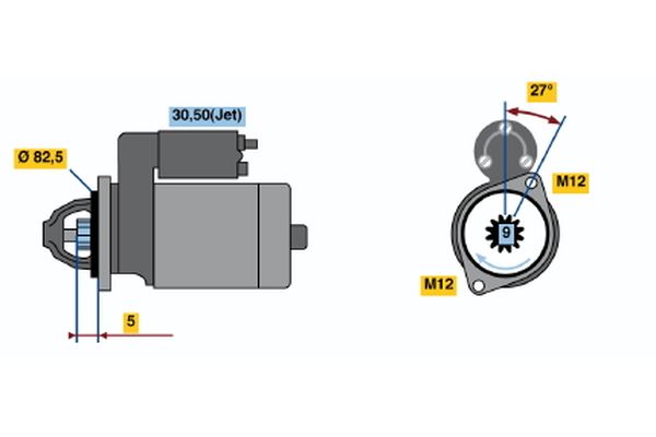 Bosch Starter 0 001 125 053