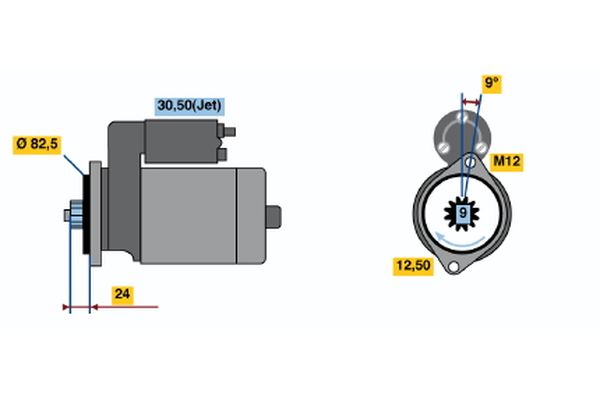 Bosch Starter 0 001 125 517