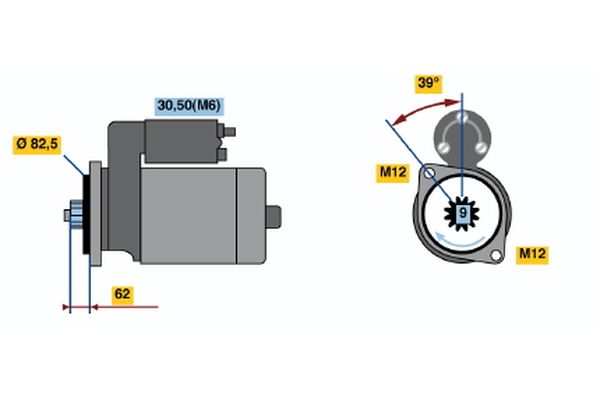 Bosch Starter 0 001 125 600