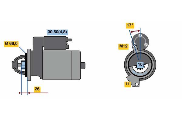 Starter Bosch 0 001 139 041