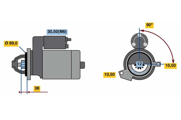 Bosch Starter 0 001 139 023