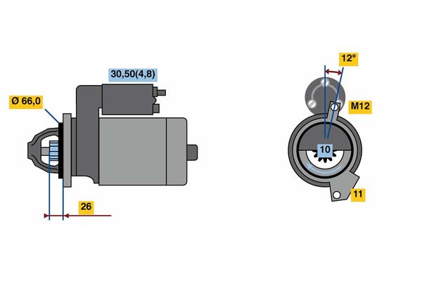 Bosch Starter 0 001 139 049