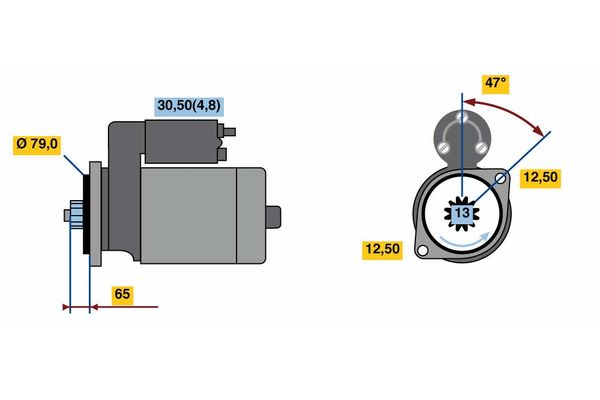 Bosch Starter 0 001 142 005