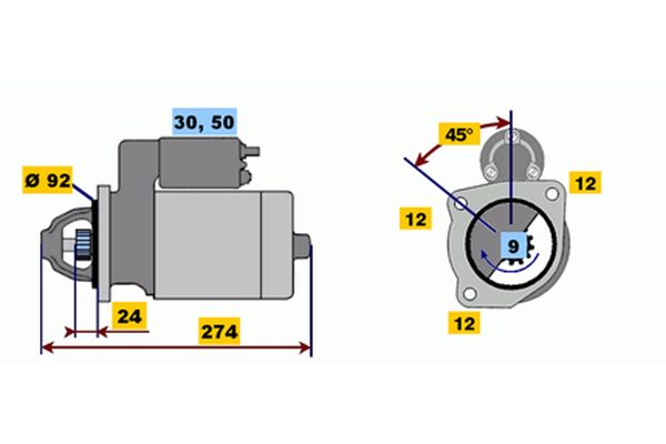 Bosch Starter 0 001 219 012