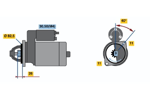Bosch Starter 0 001 223 021