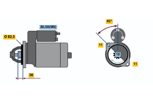 Bosch Starter 0 001 223 502