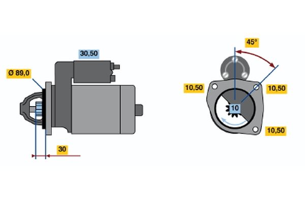 Bosch Starter 0 001 223 507