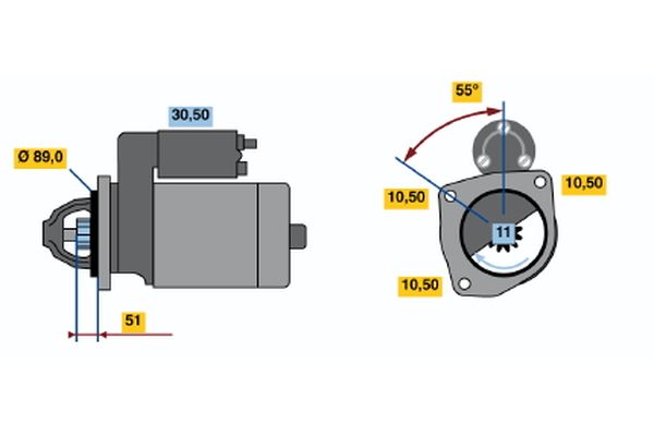 Bosch Starter 0 001 230 002