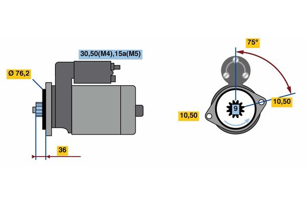 Bosch Starter 0 001 312 110