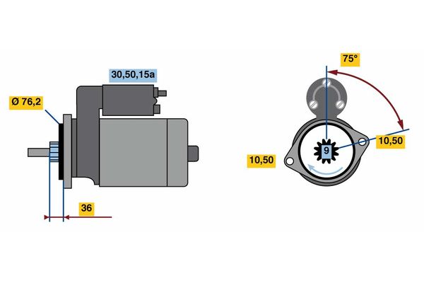 Starter Bosch 0 001 312 111