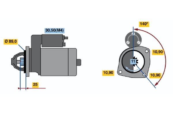 Bosch Starter 0 001 362 301