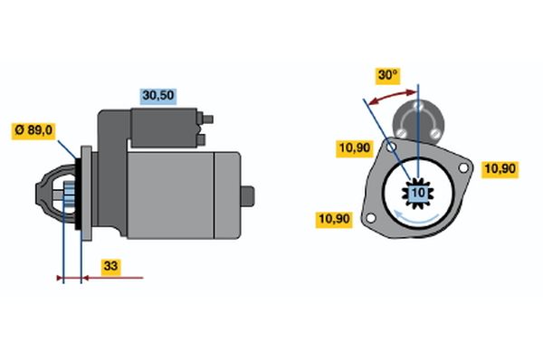 Bosch Starter 0 001 368 060