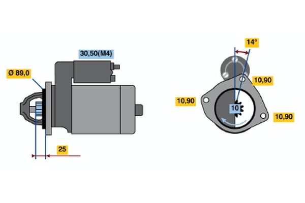 Bosch Starter 0 001 368 082