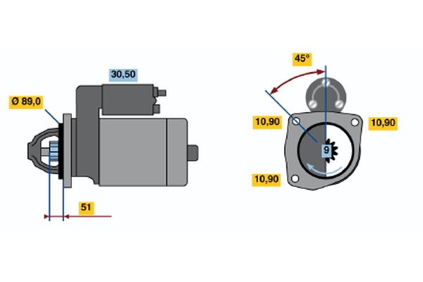 Bosch Starter 0 001 369 016