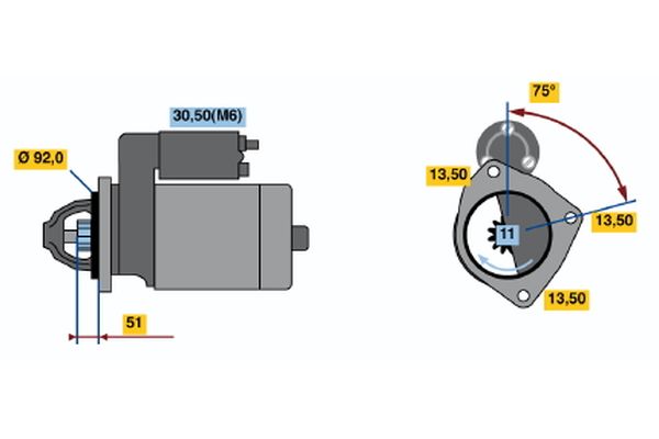 Bosch Starter 0 001 372 005