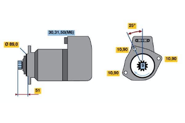 Bosch Starter 0 001 416 080