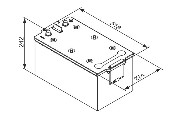 Bosch Accu 0 092 TA0 800