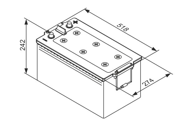 Bosch Accu 0 092 TE0 888