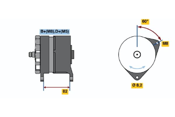 Alternator/Dynamo Bosch 0 120 469 559