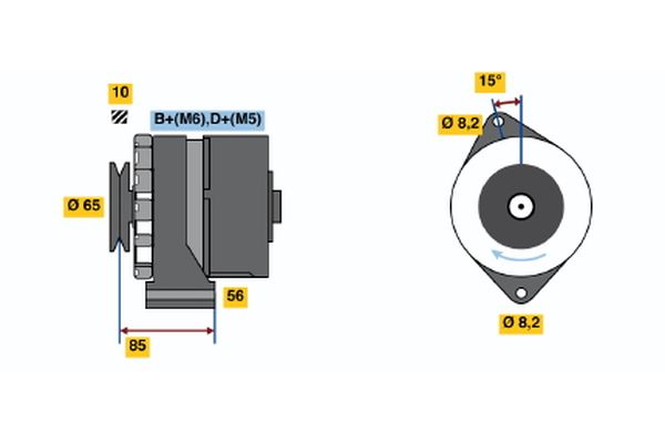 Alternator/Dynamo Bosch 0 986 030 920