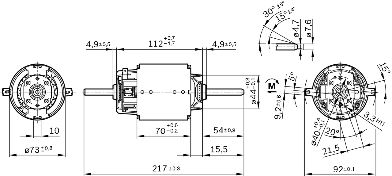 Bosch Elektromotor 0 130 101 516