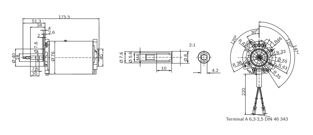 Bosch Elektromotor 0 130 110 006