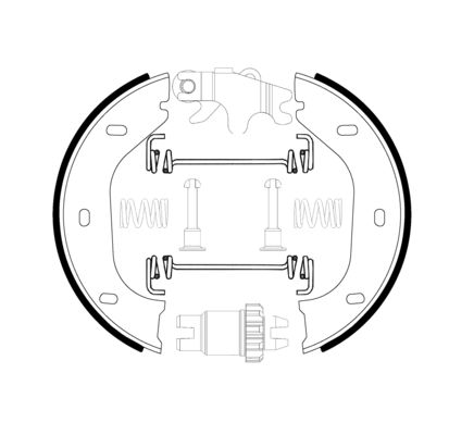 Bosch Remschoen set 0 204 113 801