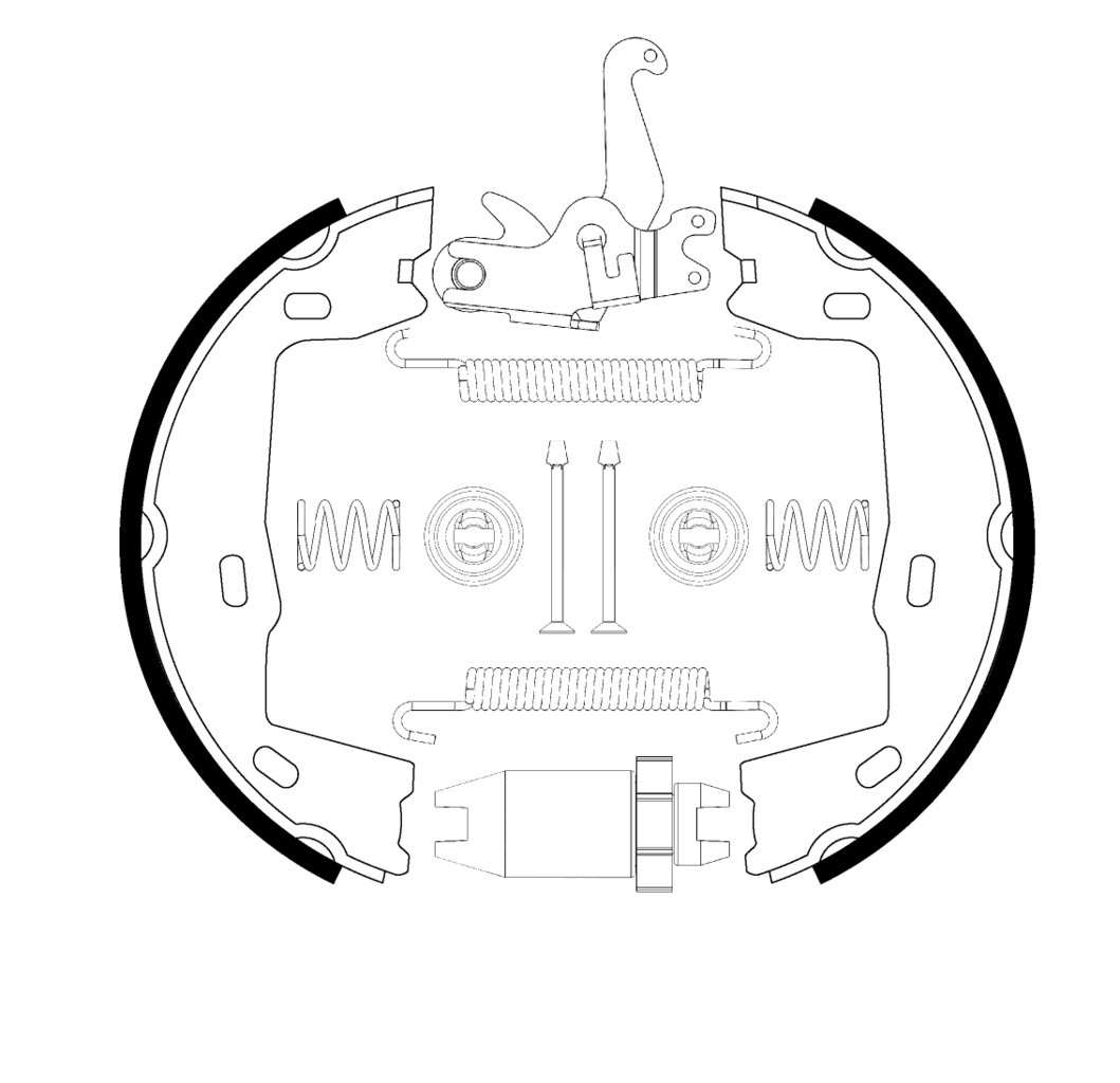 Bosch Remschoen set 0 204 113 824