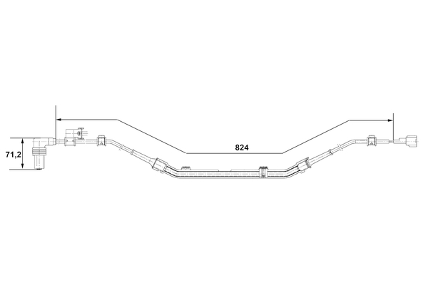 ABS sensor Bosch 0 265 001 275