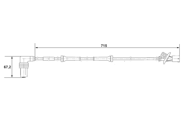 Bosch ABS sensor 0 265 001 339
