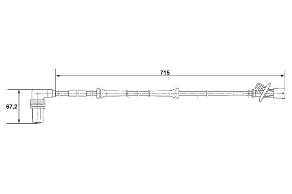 Bosch ABS sensor 0 265 001 339