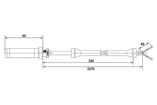 ABS sensor Bosch 0 265 004 019
