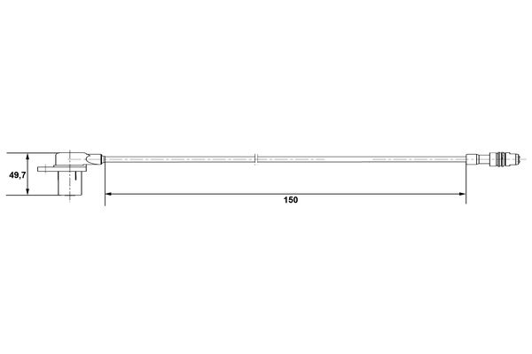 Bosch ABS sensor 0 265 006 107