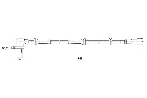 ABS sensor Bosch 0 265 006 138