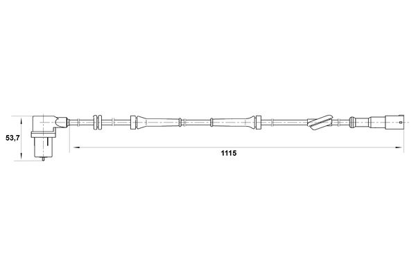 ABS sensor Bosch 0 265 006 163