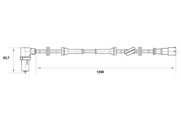 Bosch ABS sensor 0 265 006 164