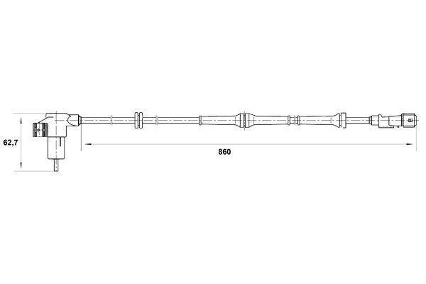 Bosch ABS sensor 0 265 006 209