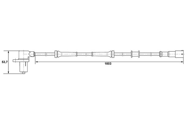 Bosch ABS sensor 0 265 006 212