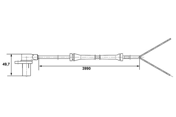 Bosch ABS sensor 0 265 006 214