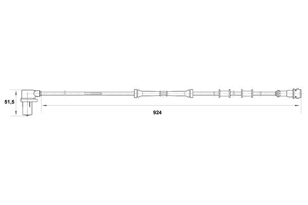 Bosch ABS sensor 0 265 006 223