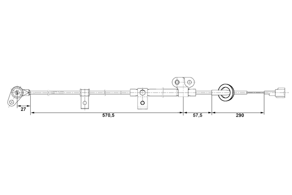 Bosch ABS sensor 0 265 006 255