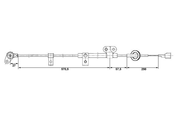 Bosch ABS sensor 0 265 006 255