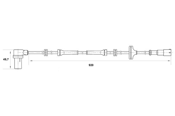 Bosch ABS sensor 0 265 006 258