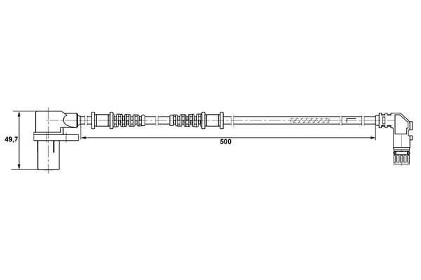 ABS sensor Bosch 0 265 006 264