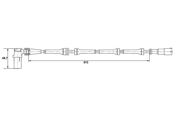 Bosch ABS sensor 0 265 006 283