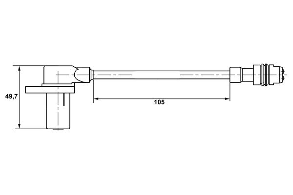 Bosch ABS sensor 0 265 006 344