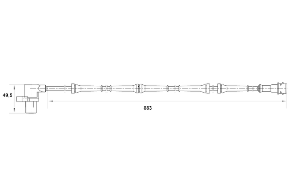 Bosch ABS sensor 0 265 006 366
